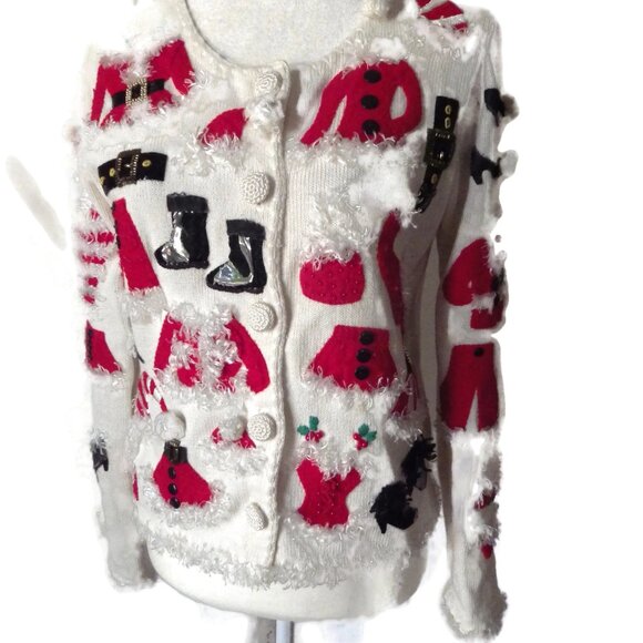 COPY - Michael Simon Embellished Christmas Sweater/ //Sexy Mrs. Santa - Picture 11 of 11